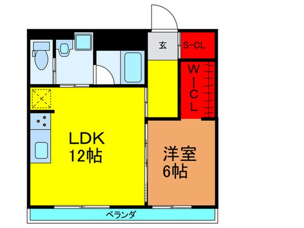 アスカハイツの物件間取画像